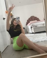 Pokimane forgot to turn her camera off after a stream (Image via Pokimane on Twitter)